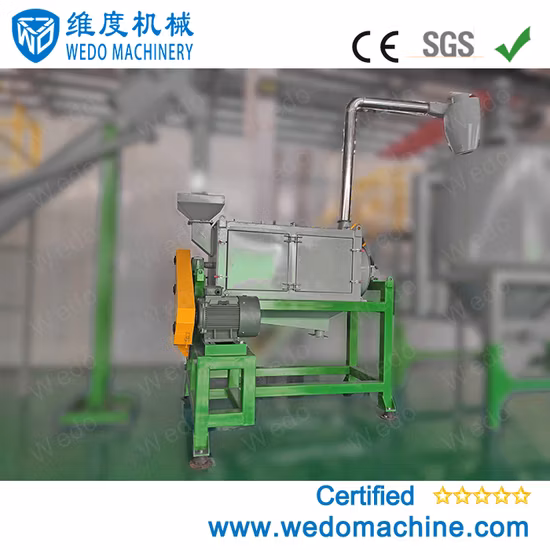 High Quality Professional Plastic Pet HDPE Bottle Flakes PP LLDPE Woven Bag Agricultrual Film Crushing Washing Pelletizing Plastic Pet Bottle Recycling Machine