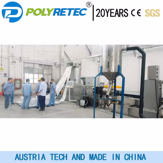 廃棄物消費者プラスチック HDLDPE PP ボトル フィルム編まれた袋リサイクル洗濯機