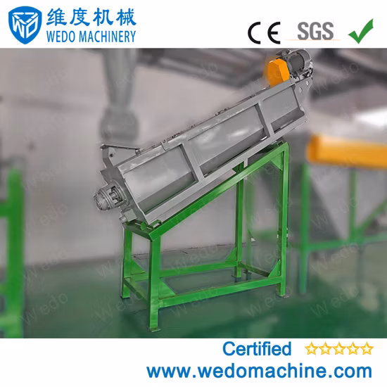 高品質のプロフェッショナルプラスチックペット HDPE ボトルフレーク PP LLDPE 織袋農業フィルム破砕洗浄ペレット化プラスチックペットボトルリサイクル機